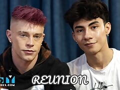 NastyTwinks - Reunion - Luca Ambrose returns after being away for a week from Harley Xavier Hot Raw Intimate Fucking ensues