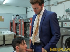 Classy man has his dick slobbered on before being bent over