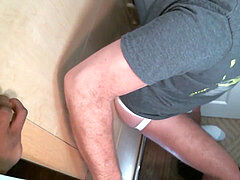 Fat dude likes throating glory slot cocks more than anything