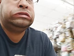 Eating burgerking in the dollar tree