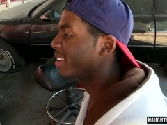 Charming Homosexual Interracial With Anal Cream Flow