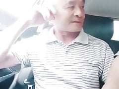 Chinese old man sucking