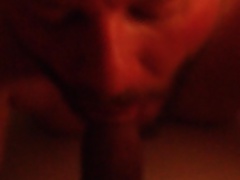 After cumshot sucking