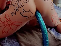 BIG Blue Dildo