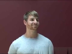 Rope bondage gay ass fucks by dildo