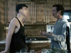 College twink rimming a dilf