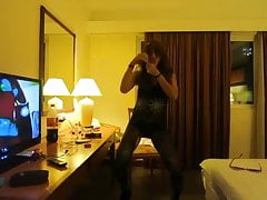 Asian Satanic Sissy Bitch Plays Herself 2