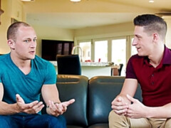 Trevor Laster and Dalton Riley improvise an anal session