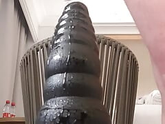 anal introducion of a 45-70-88 monster plug. second time the 88mm knot is going into. 20220216 - session 027