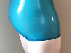 Tight and shiny ASS in LATEX pants