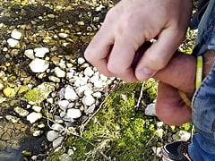 Quick cumshot near river....By eclipse80