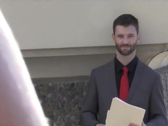 Hard US Solicitor love when he being breed by a young twink perp