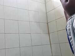 Washing my cock Rich shower number 6