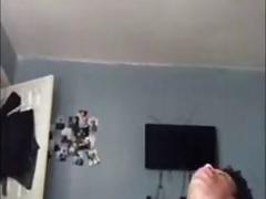Black teen from school shows his 7 Inches and big load