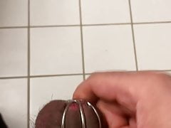 The only way Countess Jillian's chastity slave masturbates
