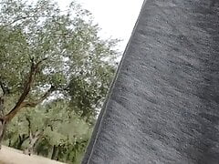 Walk through a crowded public park 2