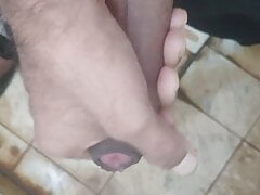 My Anty just watching me Cumming