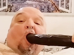 Finnish Homosexual Kotilainen enjoy meaty black fake penis in his bunghole.