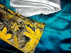 Satin silk handjob porn - Satin fabric rubbing on dick head (124)