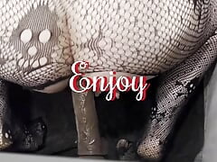Gay Big Butt Takes on Fuck Machine