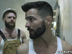 Casey Everett and Brian Bonds taste a black dick from Deep