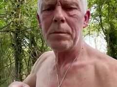 Stripped outdoors with buttplug pt3