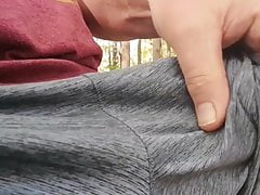 Jerking Off Isolated in the Forest