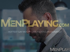 Latino hunk John Brachalli groans while breeding with Jonathan Miranda