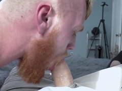 Steamy Uncircumcised Ginger Loses His Innocence To Elder Sneak Condom-Free