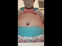 Chubby Femboy in cute Bikini