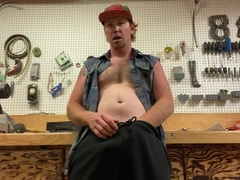 Workshops jack off ginger construction employee solo uncircumcised