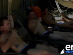 Punk lads deep-throat chisels in sizzling pillow-biter hump