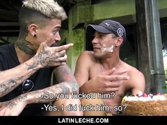 LatinLeche - 5 Latino Guys Pummel at A Bday Soiree