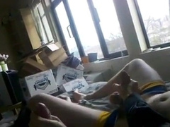 two frat stroke each others nice cocks 6