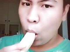 How do you eat boiled banana?
