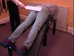 Gay Spanking at Police Station