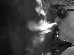 B&W Profile Smoke & Cough