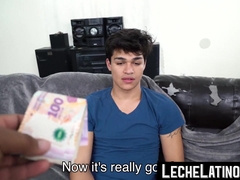 LecheLatinos.com - Jock sucks off a hung top before a straight bareback fuck and facial