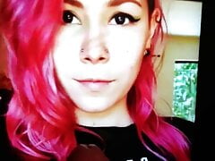Red hair cum tib