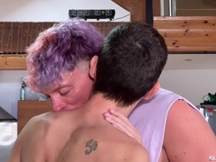 Bottom Billy Rock shrieks from Alexis Tivolis humid rock hard man sausage