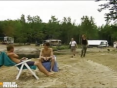 Four Twinks Have Intense Anal Sex in the Forest While Another Two Are Watching