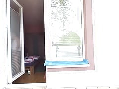 Balcony pee in publlic