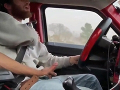 2 WARM Dudes Draining In The Truck