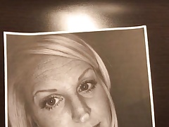 Tribute to Young Blonde MILF Cum Target