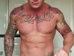 Billy Essex erected cock show