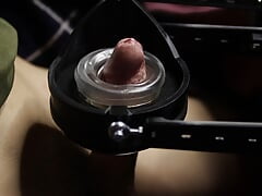 Testing out a new hands-free masturbator