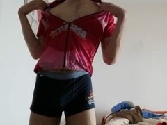 Runner, gay twink, male moaning