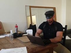 PREVIEW Fetish cam - Paul Europe in Condom, Leather, Police, in the tub