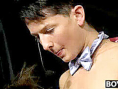 youthful Kyler Moss pounds skinny gay cocksucker before popshot