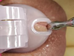 Femboy Sounding in Chastity